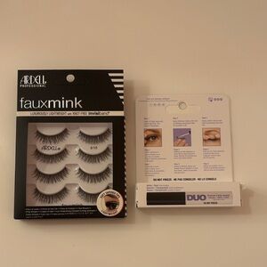 Fake Eyelashes and Glue